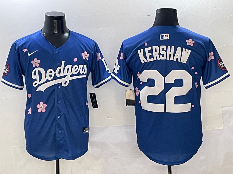 Men's Los Angeles Dodgers Clayton Kershaw #22 Royal Jersey